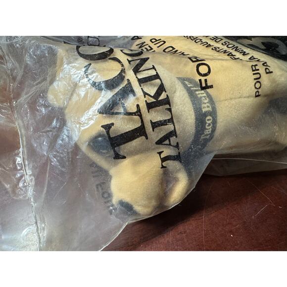 1998 Taco Bell Dog Plush Chihuahua Talking Toy Dog Sealed Mexican Restaurant - Picture 8 of 8